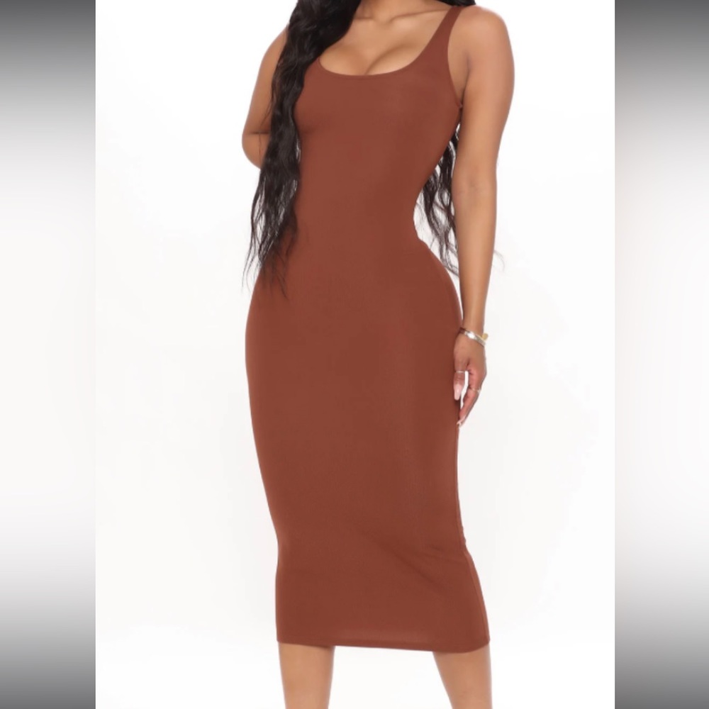 Brown Midi dress Size M